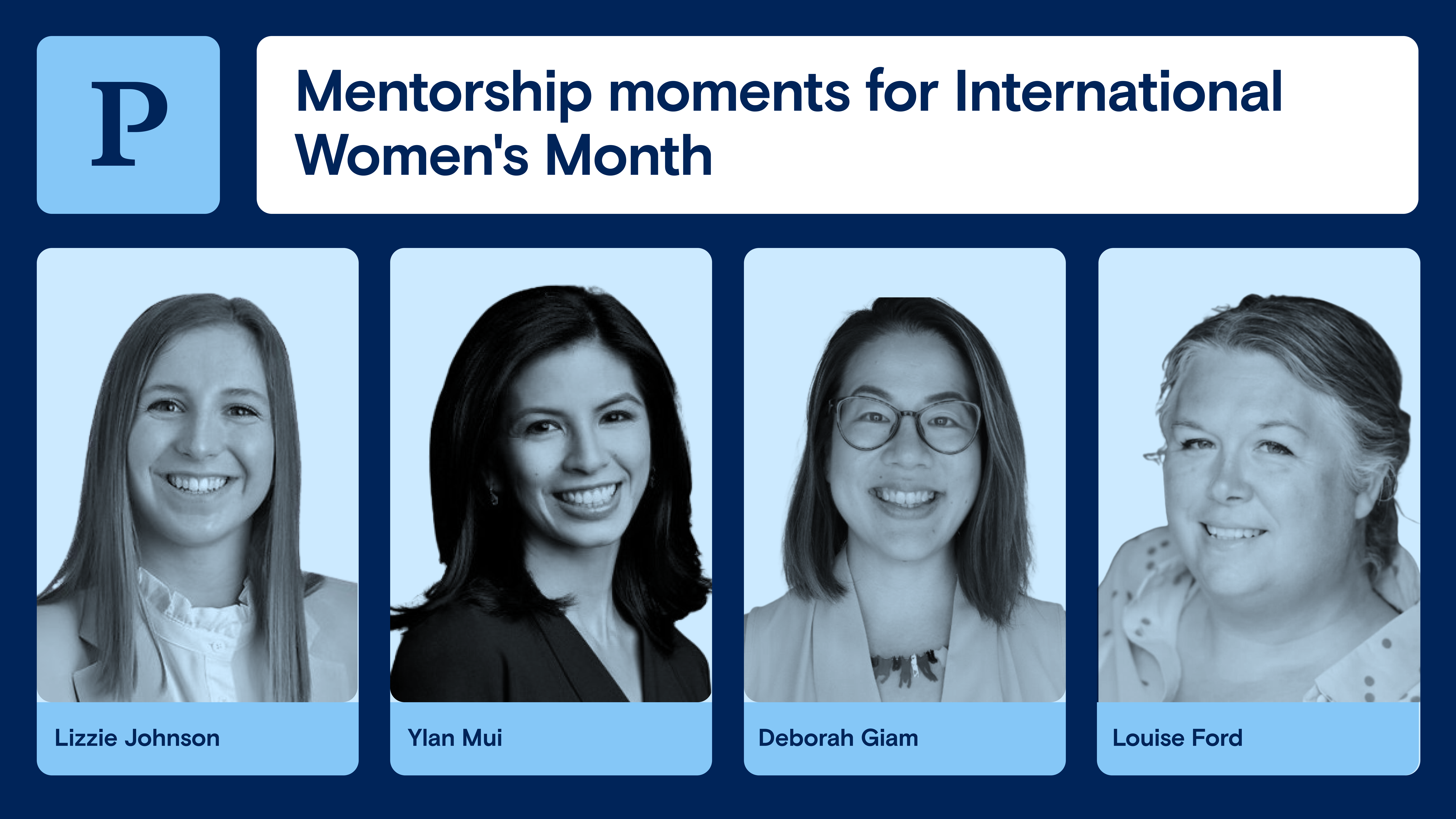 Mentorship moments for International Women's Month