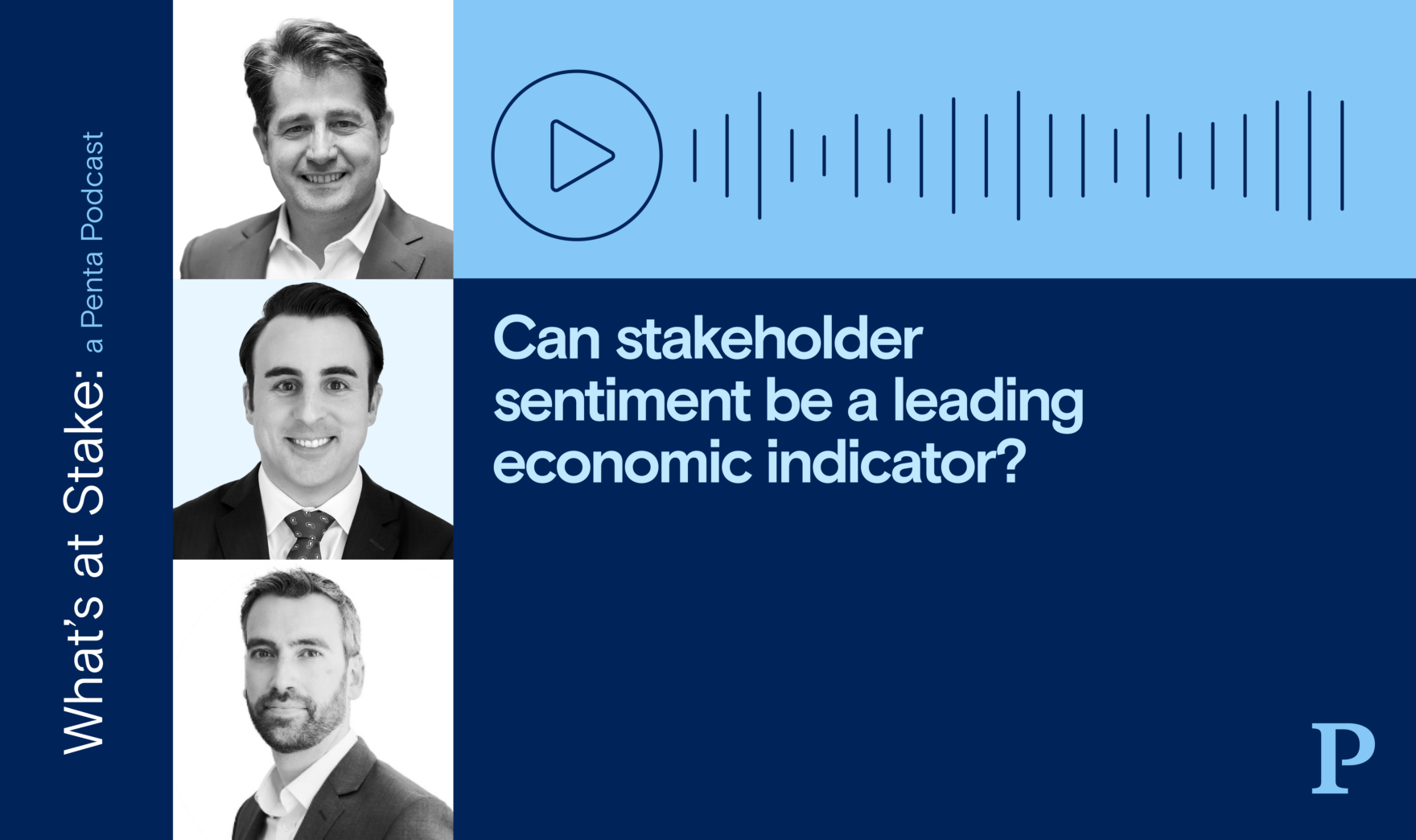 Can stakeholder sentiment be a leading economic indicator?