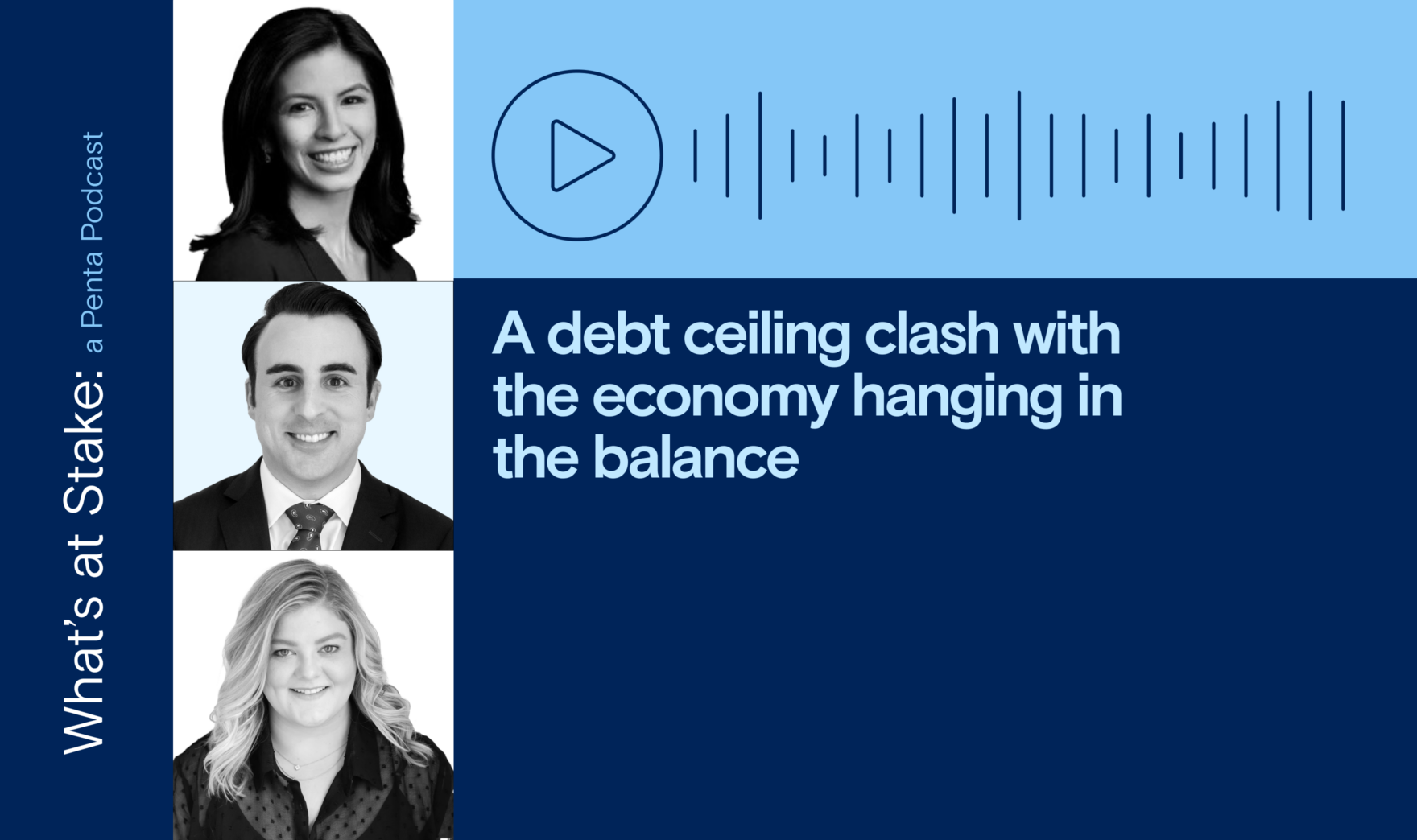 A debt ceiling clash with the economy hanging in the balance