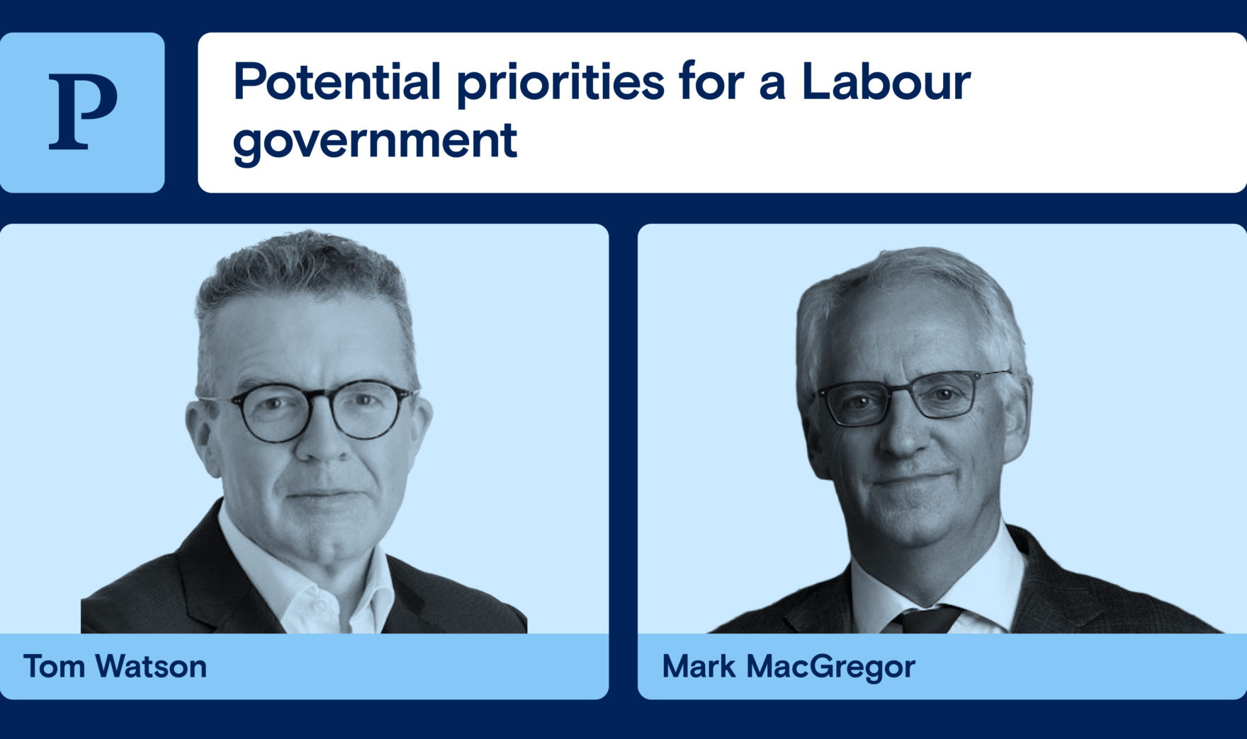 Potential priorities for a Labour government