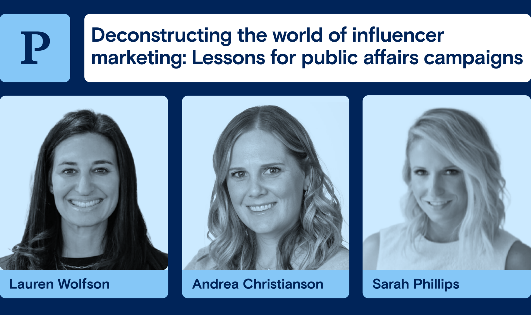 Deconstructing the world of influencer marketing: Lessons for public affairs campaigns