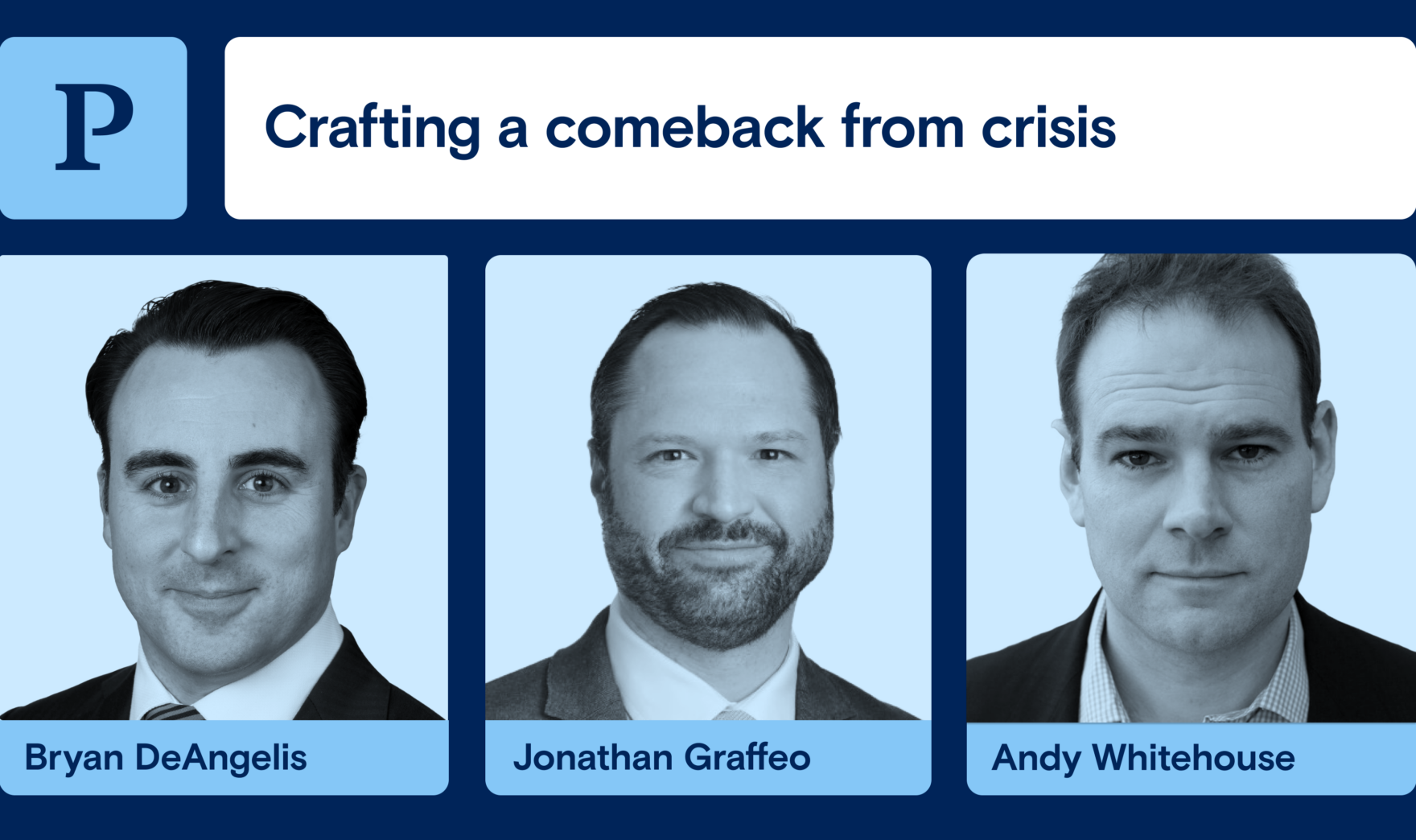 Crafting a comeback from crisis