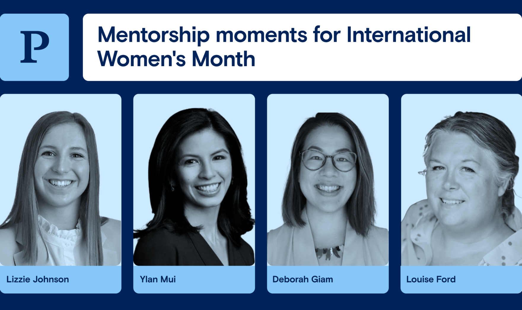 Mentorship moments for International Women’s Month